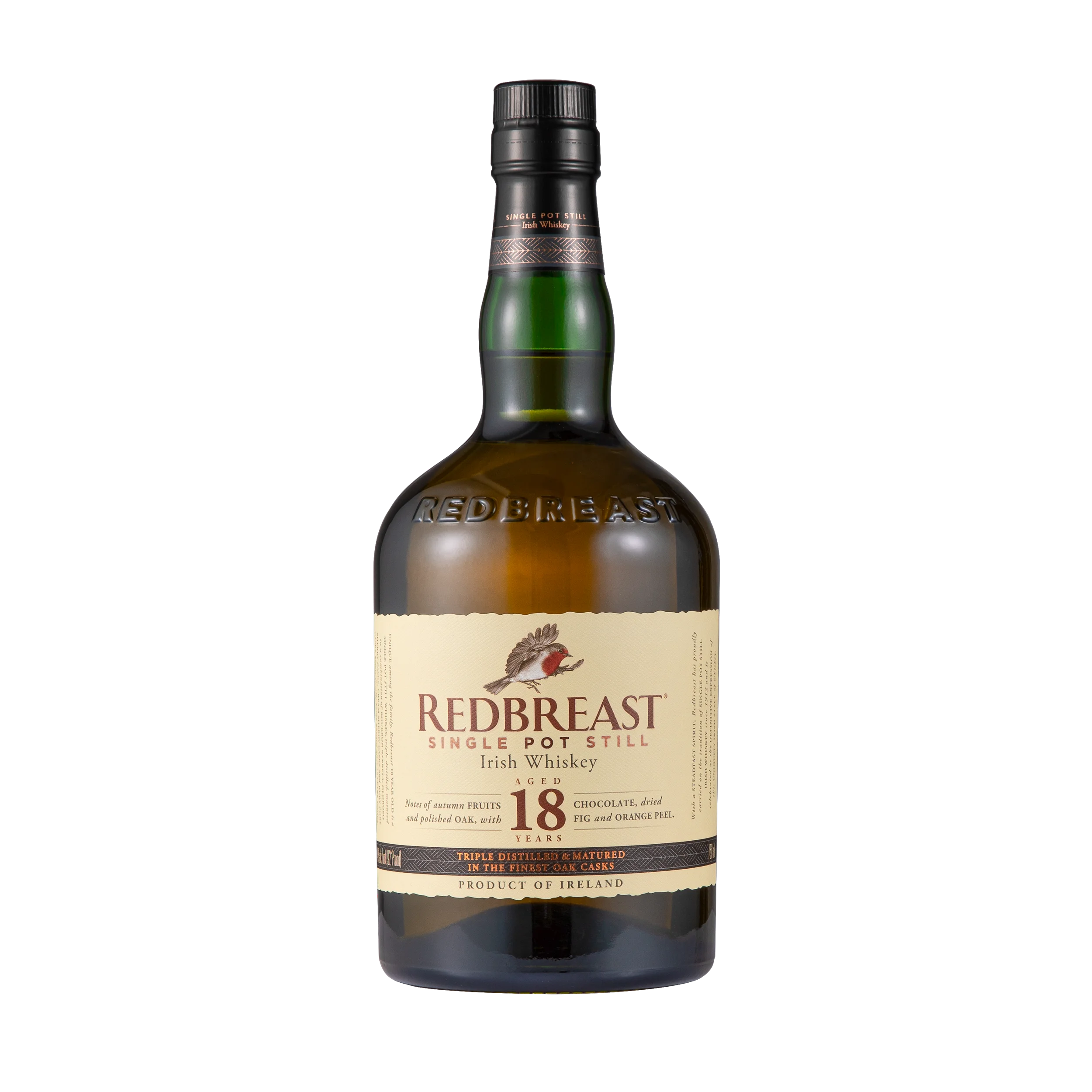 Redbreast 18 Single Pot Still Irish Whiskey — Irish Distillers commercial photography (Redbreast 18 Single Pot Still Irish Whiskey)